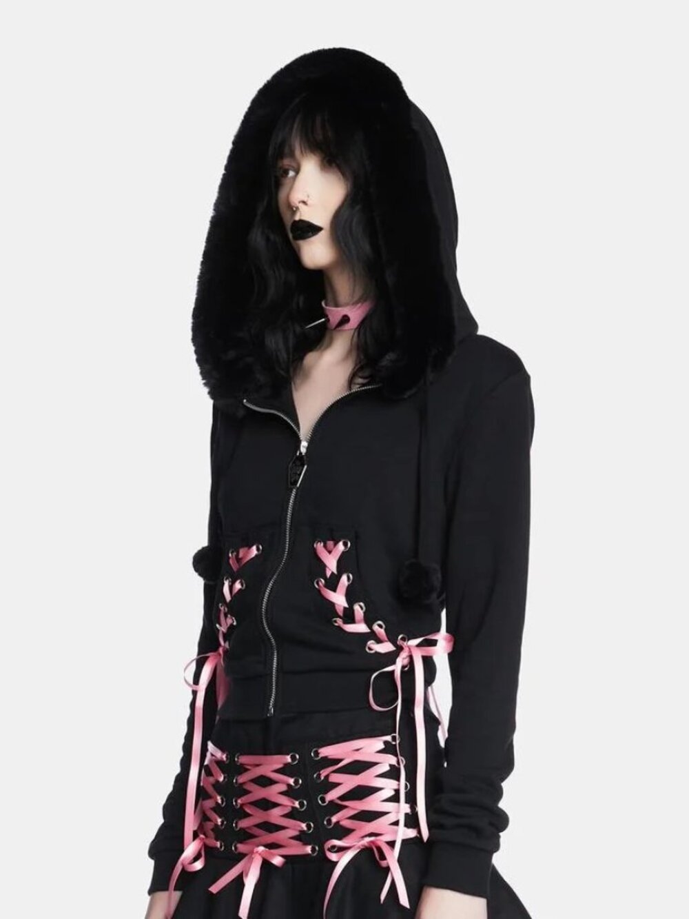 GraveGirls Dollskill hoodie - Picture 2 of 2